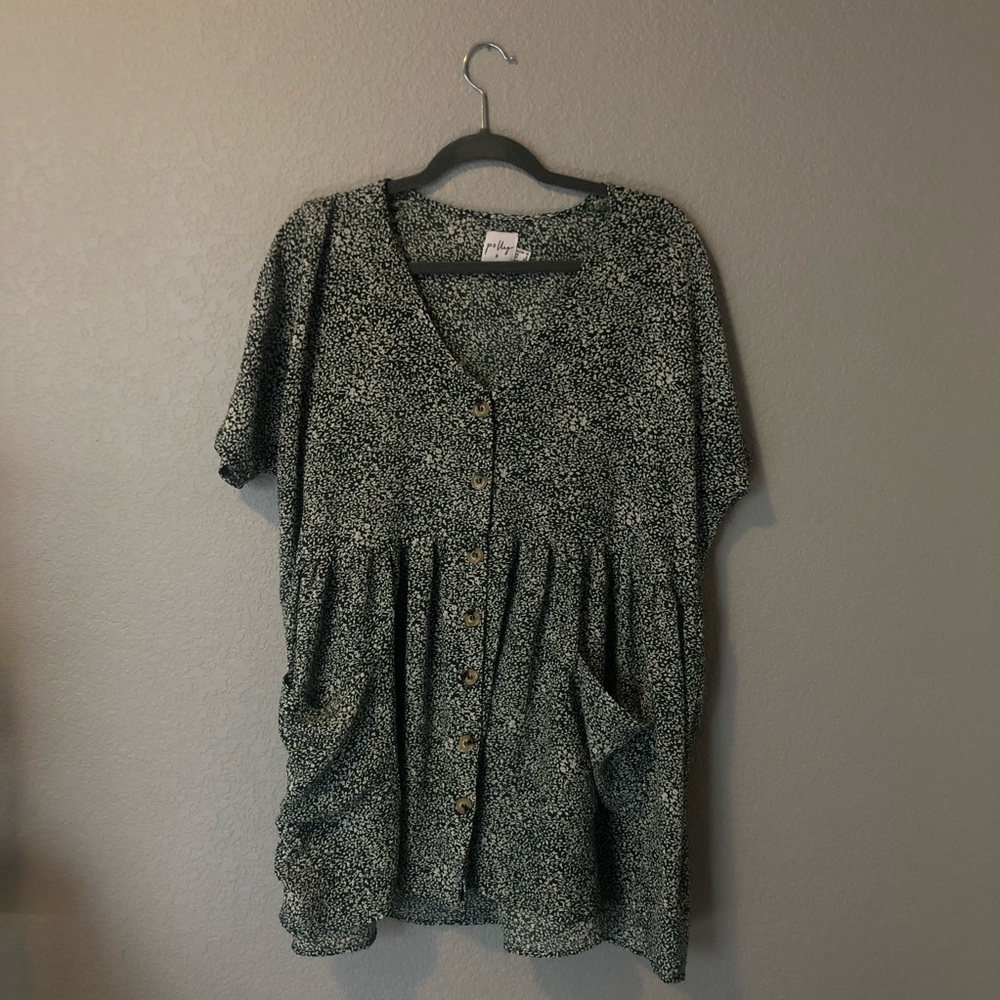 Princess Polly green Shift dress